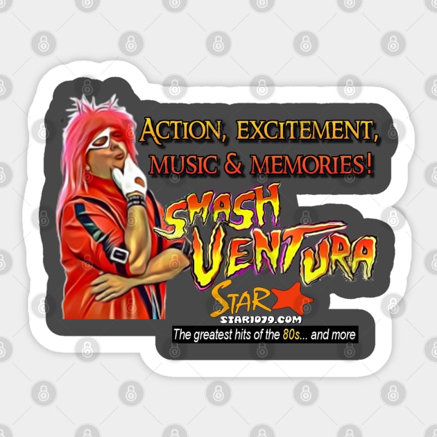 Smash Ventura - Action, excitment, music & memories! Sticker by Smash Ventura